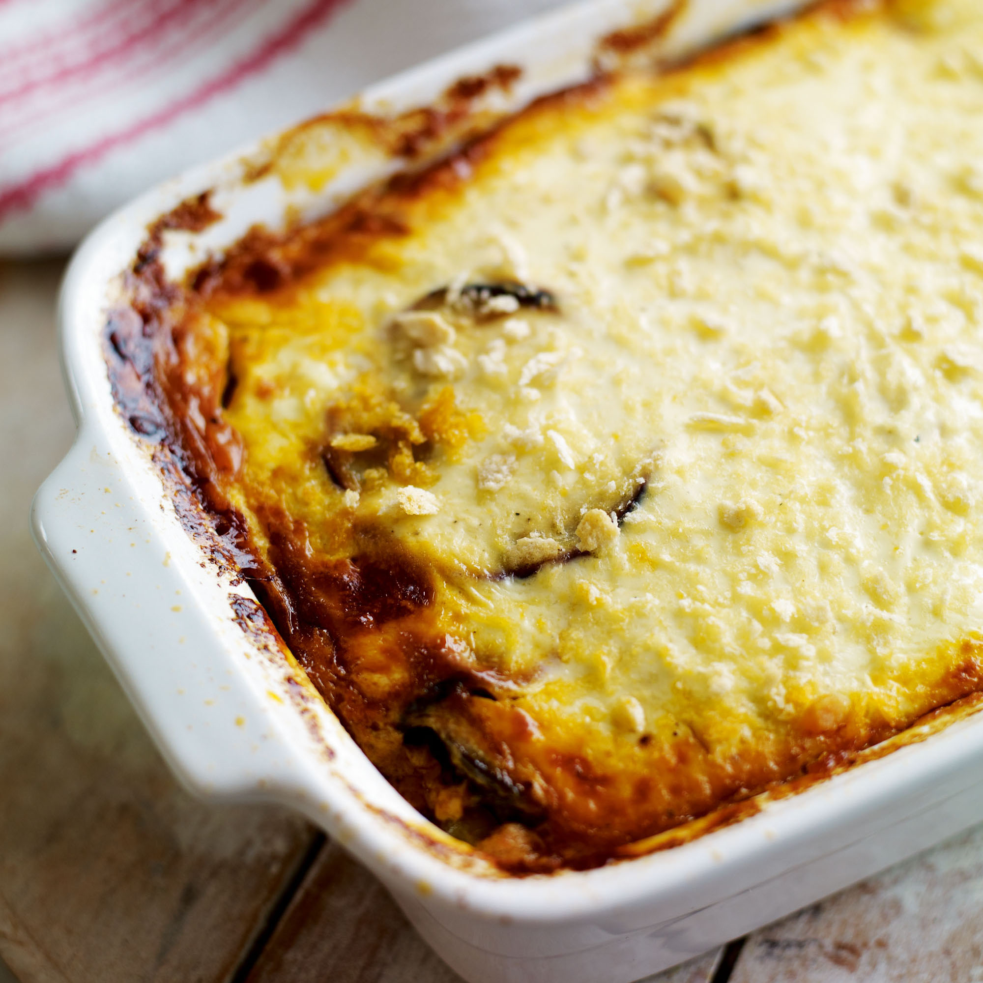 Spiced beef moussaka recipe