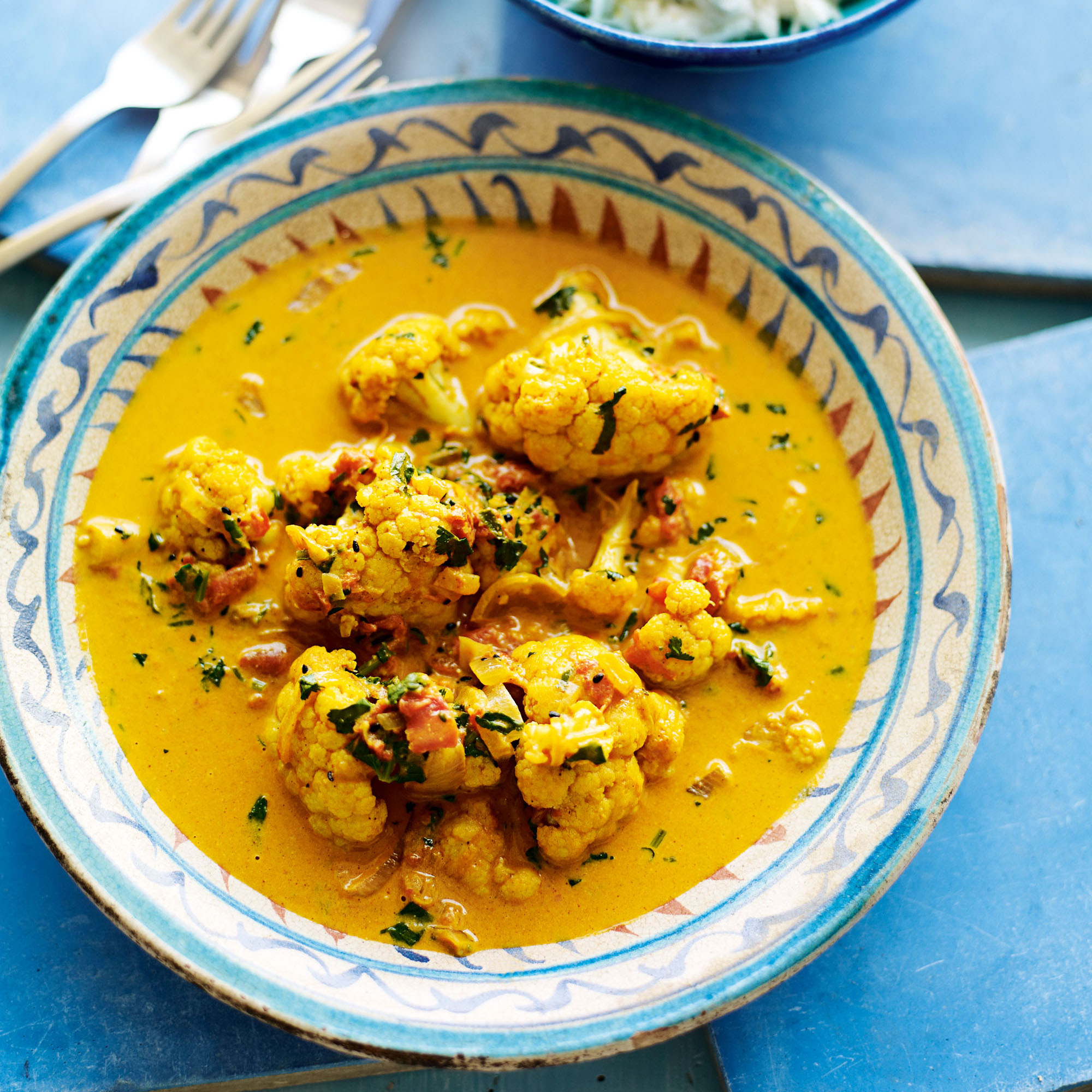 Cauliflower curry with Keralan lemon rice recipe
