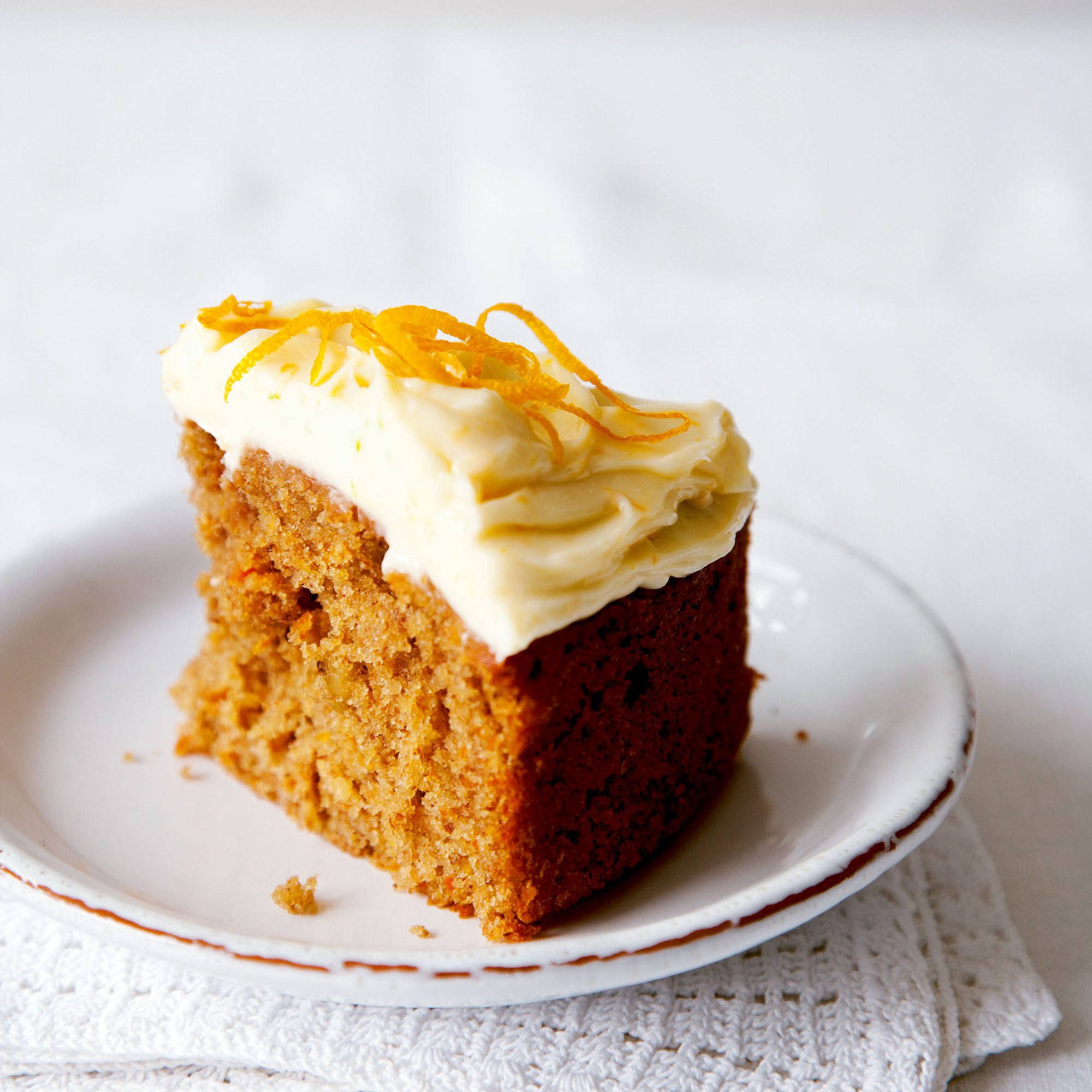 Carrot cake with lemon cream cheese frosting recipe