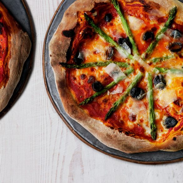 Speedy veggie pizza recipe