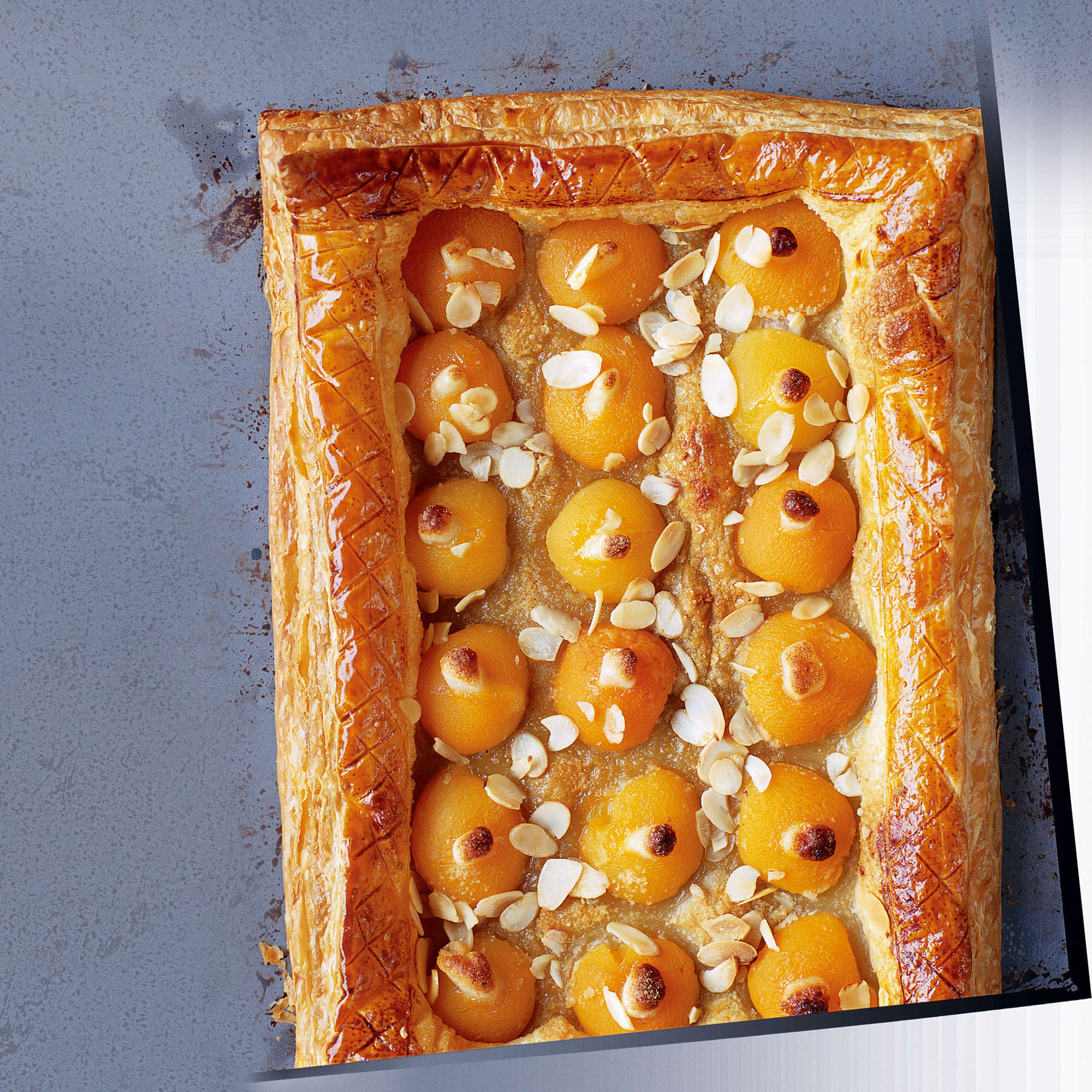 Apricot and almond galette recipe
