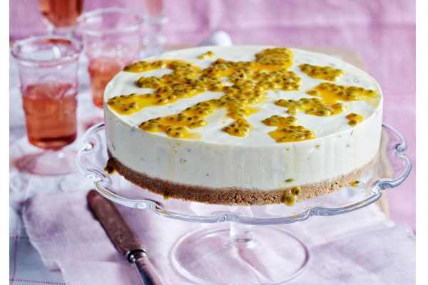 spring baking recipes passion fruit cheesecake