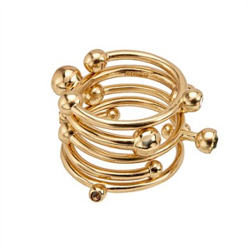 gold stack ring