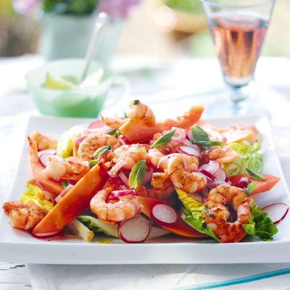 prawn and papaya salad recipe