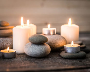 Candles-and-stones