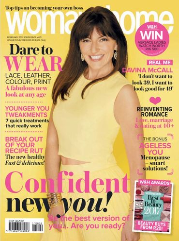 Fit celebs over 40: Davina McCall on women&home cover