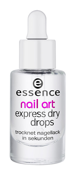 Gel nails at home: Essence Nail Art Express Dry Drops