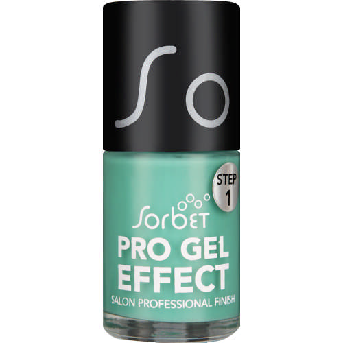 Gel nails at home: Sorbet Pro Gel Effect Nail Polish Minted