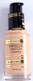 budget beauty buys Max-Factor-Miracle-Match-Blur-&-Nourish-Foundation,-RRSP-R219,95-for-30ml