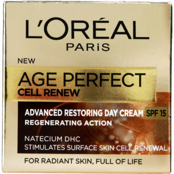Celebrity anti ageing: L'Oréal Paris Age Perfect Advanced Restoring Day Cream,