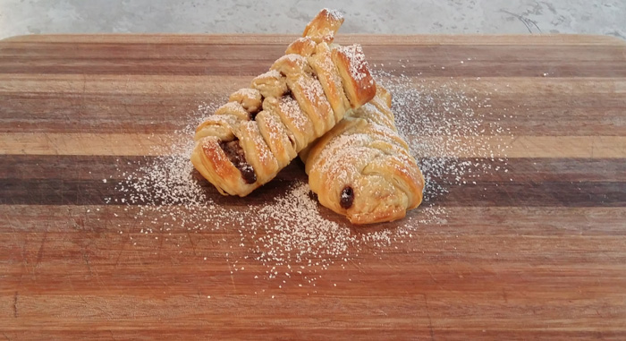 nutella pastry braid