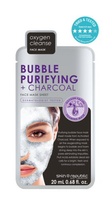 weird beauty products that work_charcoal foam mask