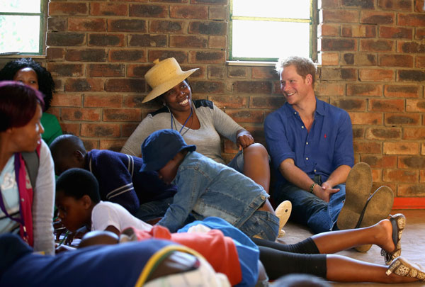 Prince Harry's royal tv shows about his visit in Africa
