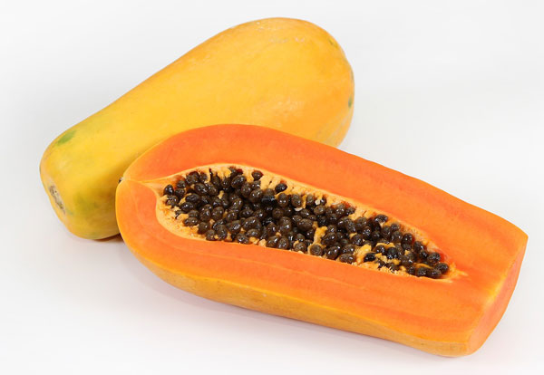 get rid of facial hair with papaya and turmeric 