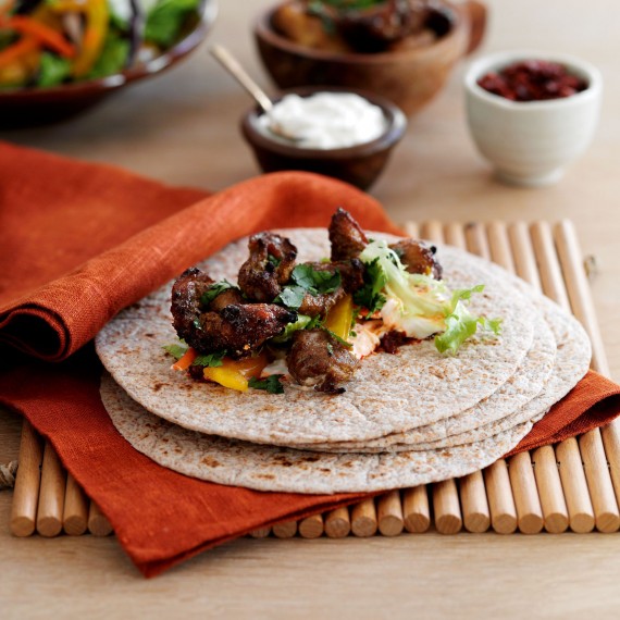 Recipes: Spiced Chicken wraps