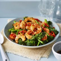 Easy Rice Bowls With Prawns And Broccoli Recipe