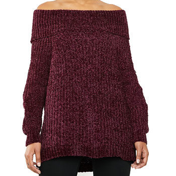 off shoulder knit 