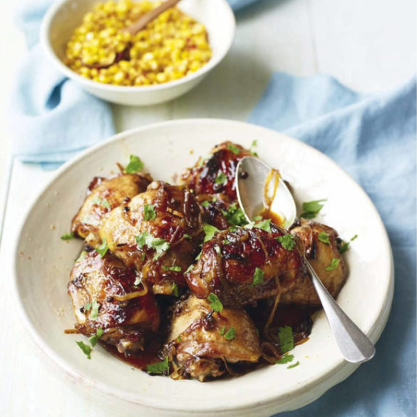 Five spice chicken with sweetcorn