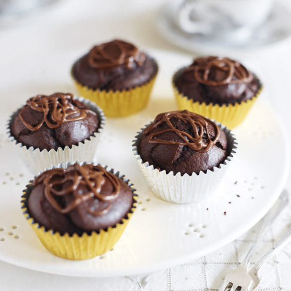 Vegan chocolate muffins recipe
