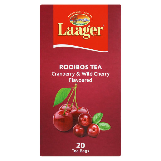 laager rooibos tea cranberry wild cherry