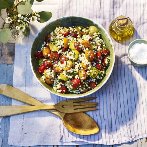 Tomato and couscous salad