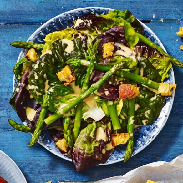 Asparagus Caesar Salad Recipe