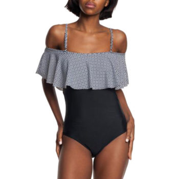 ways to style off-the-shoulder swimwear 
