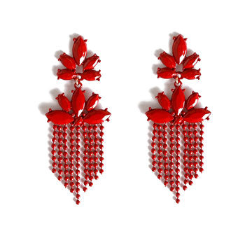 statement red earrings for new year's eve 
