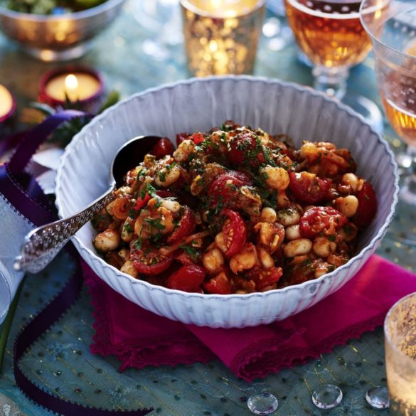 White bean salad with tomatoes recipe