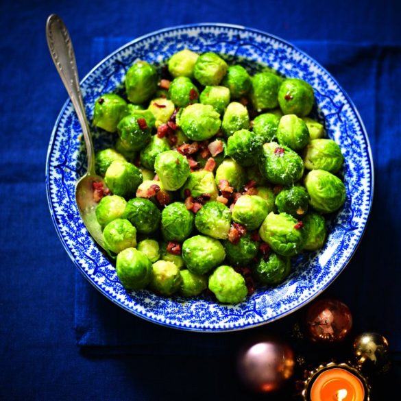 Sprouts with pancetta and Parmesan recipe