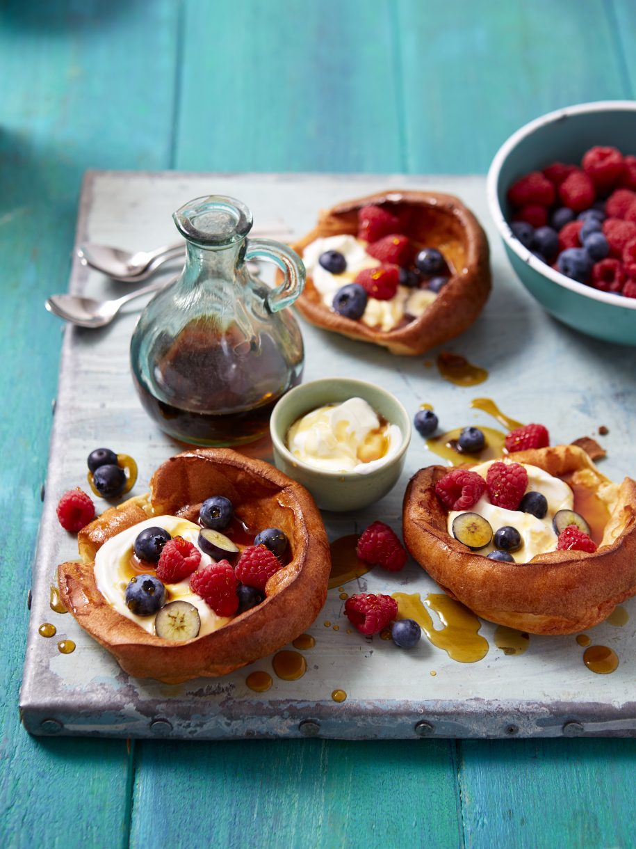 Mini Dutch Pancakes With Fresh Berries Recipe