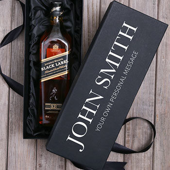 Valentine's day personalised johnny walker gift 
