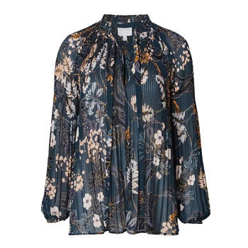 floral blouse for valentine's day 
