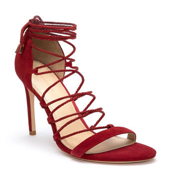 tie up stiletto heels for new york fashion week 