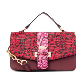mixed coloured snake printed bag inspired by new york fashion week 