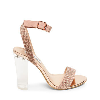 rose gold heels for valentine's day 