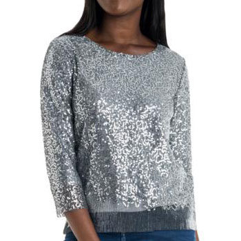 sequins blouse for valentine's day 