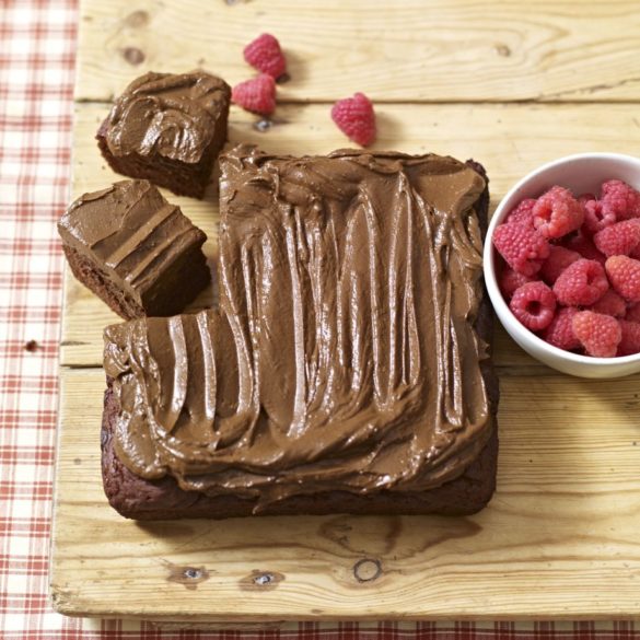 Chocolate Brownie Tray Bake With Avocado Frosting Recipe