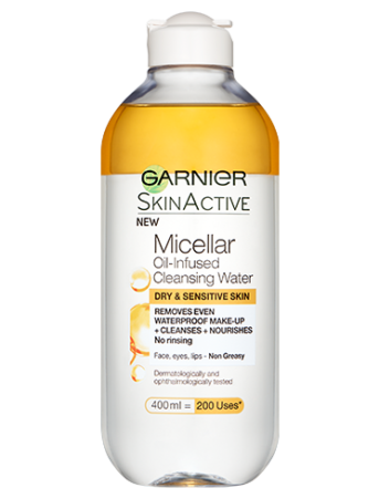Oil infused micellar water