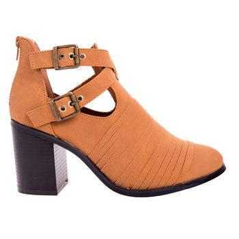 buckle detail ankle boot