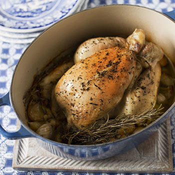 roast chicken with garlic