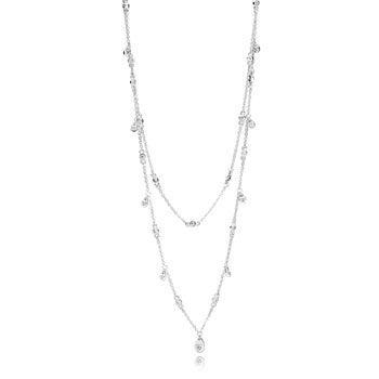 transitional double layered necklace