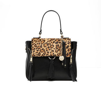 leopard print trend handbag 
