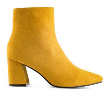 yellow ankle boot 