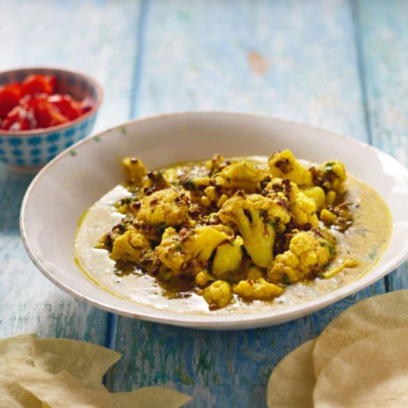 Cauliflower and lentil curry recipe
