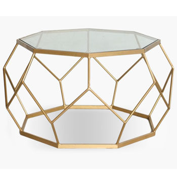 geometric coffee table