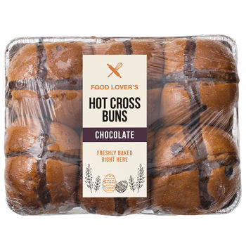 chocolate hot cross buns