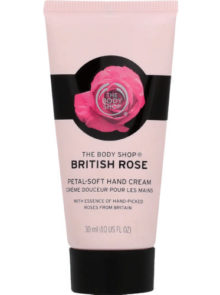 The body shop british rose hand cream