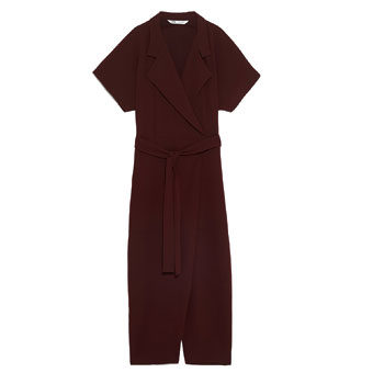 boiler jumpsuit for a printed shoe 