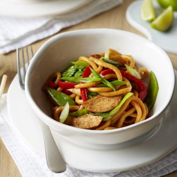 Chicken noodles Oriental style recipe